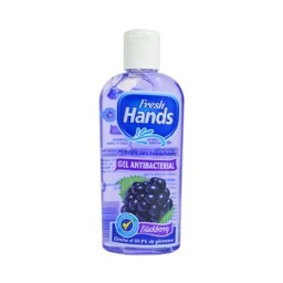 [2000055] Fresh Hands Gel Antibacterial Blackberry 4OZ