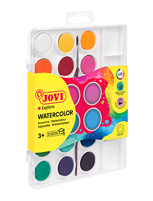 [01000823] JOVI ACUARELA 18 COLORS