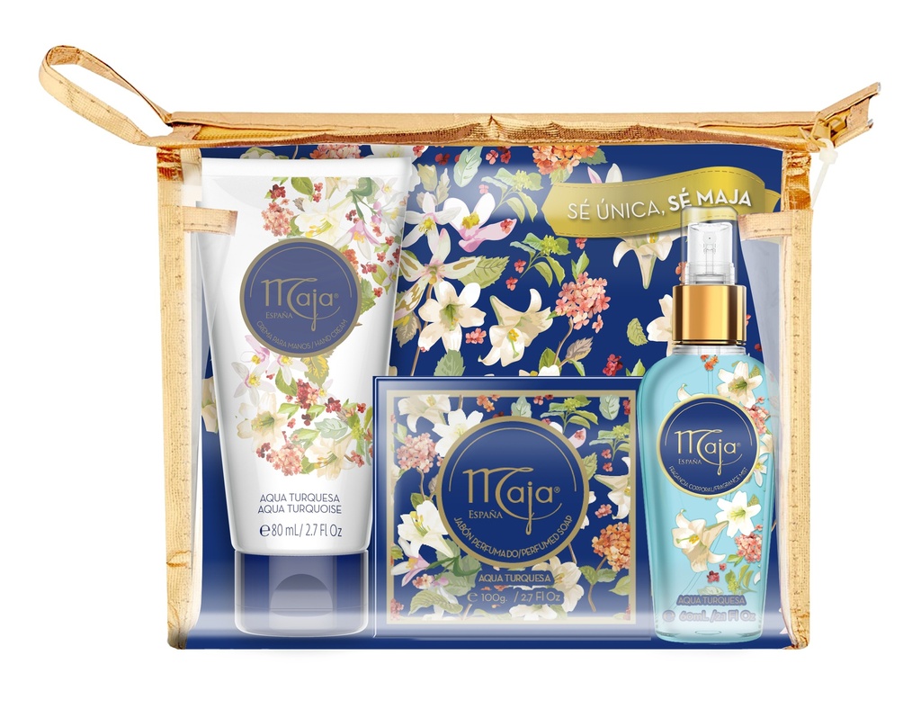 Maja Set Aqua Turquesa Body Splash 60Ml+Crema 80Ml + Jabon100Grs