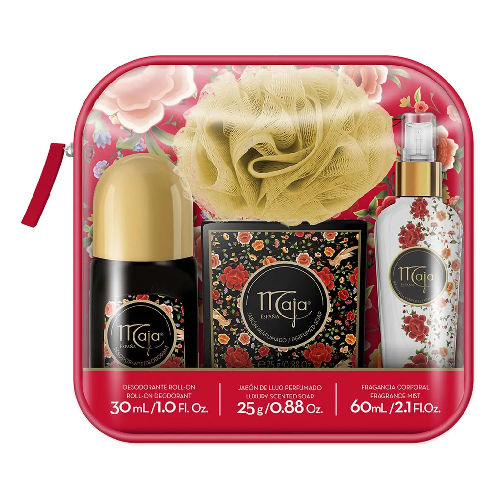Gynanisa maja ♂♀ペアセット Maja Set Clasica Desodorante 30Ml +Jabon 25 Grs + Body Splash 60Ml