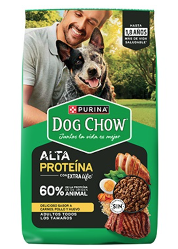 [1010992] DOG CHOW ADULTO ALTA PROTEÍNA 3.75KG