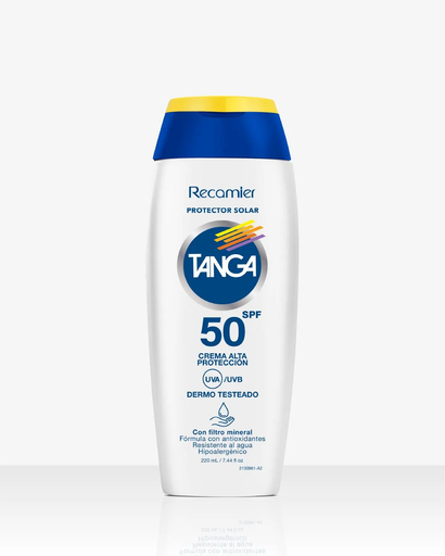 [1156132] Tanga Bloqueador Solar Crema FP 50 220ml