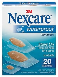 [1010378] Nexcare® Banditas Impermeables 588-20PB, Surtidos