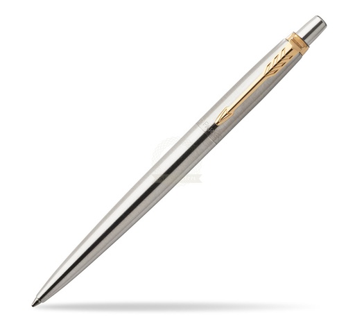 [1007274] Parker Jotter Boligrafo Acero Dorado Bp Azul