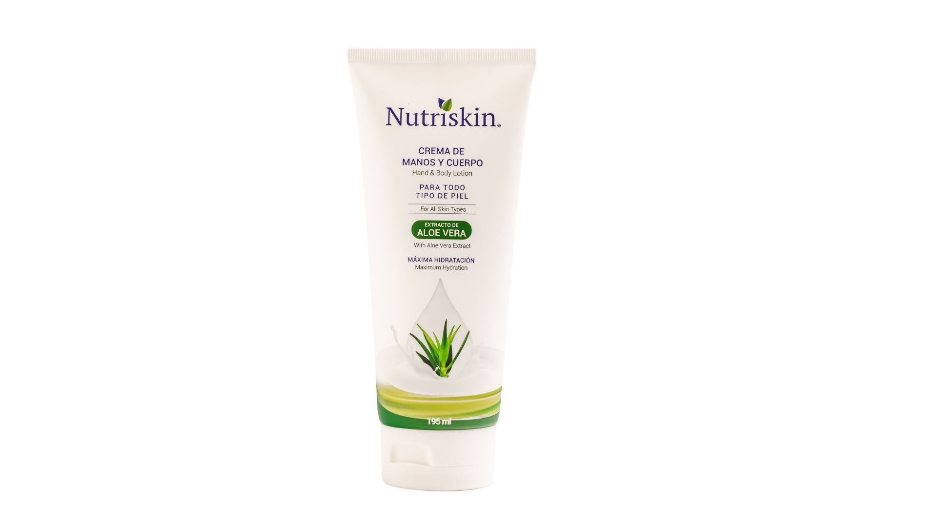 NUTRISKIN CREMA DE MANOS Y CUERPO ALOE 195ML | Agencias Motta
