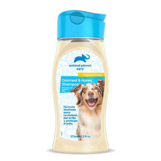 [1156692] ANIMAL PLANET SHAMPOO PARA PERRO Y GATO OATMEAL & HONEY 275ML