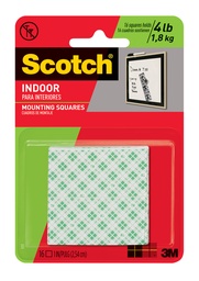 [1008063] Scotch® Cuadros de Montaje para Interiores 1 in x 1in, 111H-SQ-48
