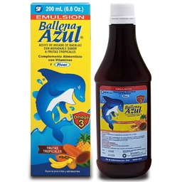 [1002318] EMULSIÓN BALLENA AZUL FRUTAS TROPICALES 200 ML