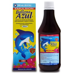 [1002314] EMULSIÓN BALLENA AZUL CEREZA 200 ML