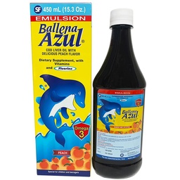 [1002312] EMULSIÓN BELLENA AZUL MELOCOTÓN 450 ML