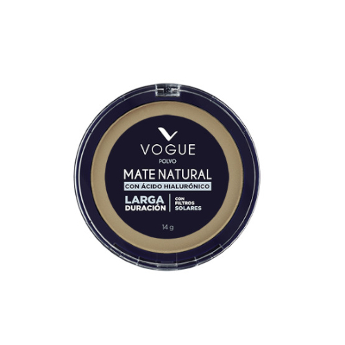 [1009129] VOGUE POLVO COMPACTO MATE NAUTRAL CON ACIDO HIALURONICO NATURAL 14 GRS