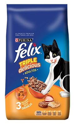 [1155109] Felix Gato Triple Deli Granja 10 Kg