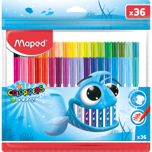 [1010589] Maped Marcadores Color Peps Ocean 36 Und