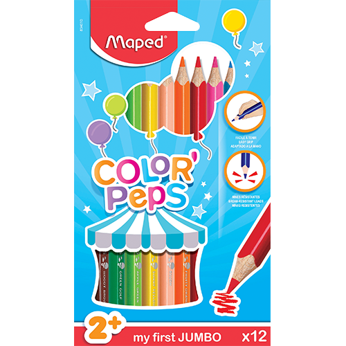 [1000386] Maped Lapices De Colores Peps Maxi 12 Und