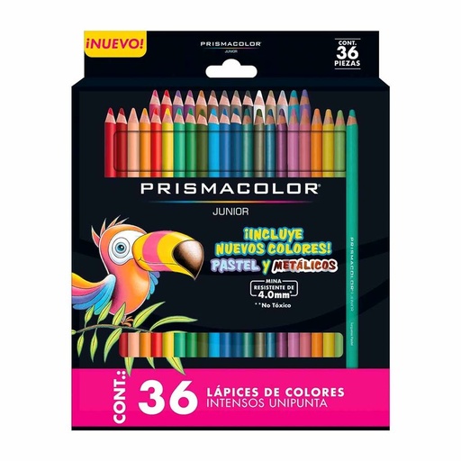 [1154219] Prismacolor Lapices De Colores Junior Unipunta 36Und