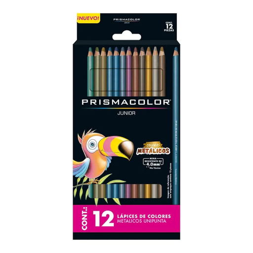 [1154525] Prismacolor Lapices De Colores Metalicos 12Und
