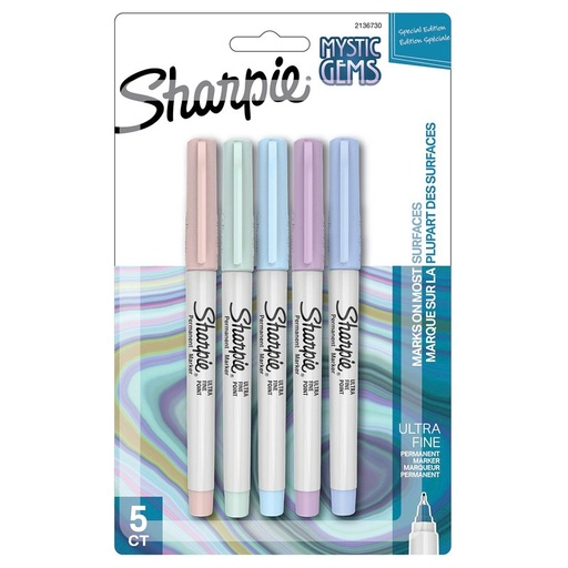 [1153685] Sharpie Marcador Mystic Gem Punta Ultra Fina 5Und Surtido