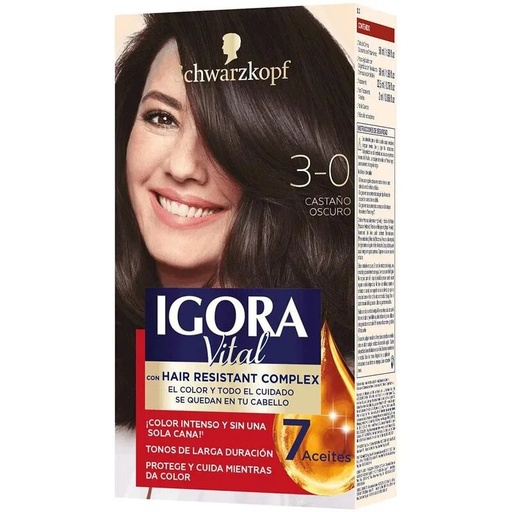 [1152850] Igora Vital 3-0 Castaño Oscuro