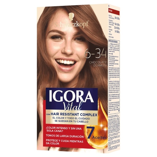 [1153605] Igora Vital 6-34 Chocolate Dorado