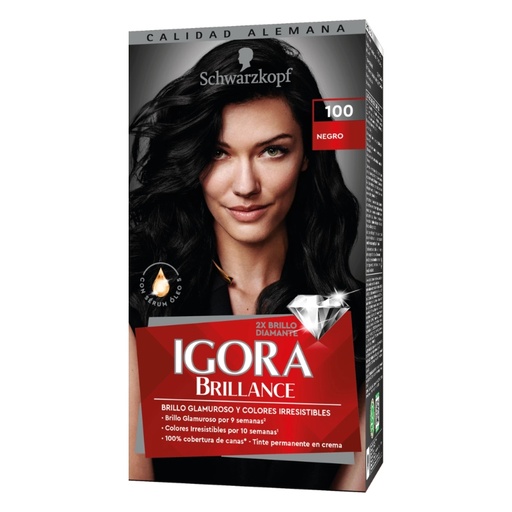 [1001471] Igora Brillance Tinte 100 Negro