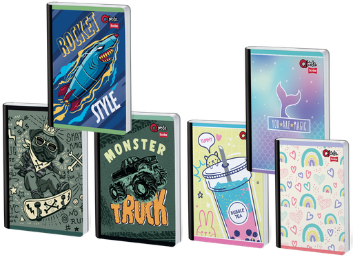 [1155550] Scribe Cuaderno Cosido Raya Ancha Mediano 100H Q'Nota 