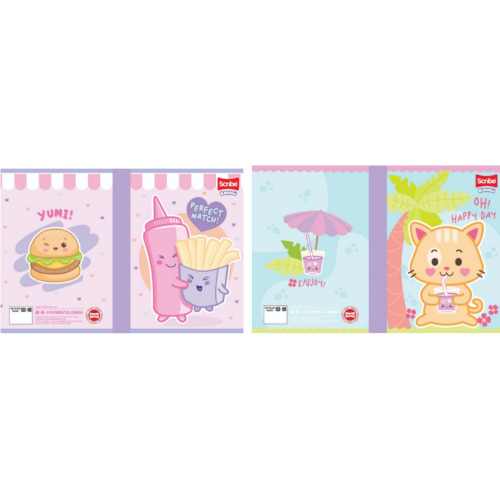 [1154393] Scribe Cuaderno Cosido Raya Ancha Grande 100H Kimi