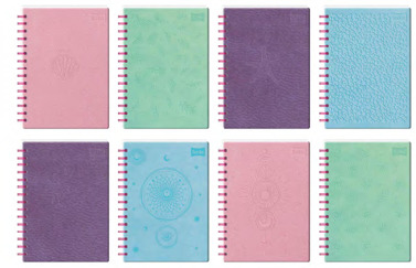 [1154406] Scribe Libreta Edo Raya Ancha Grande 80H Pasta Dura Cuero 