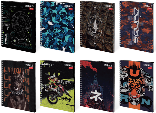 [1155523] Scribe Libreta Edo Raya Ancha Grande 80H Pasta Dura Tribals