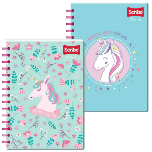 [1153632] Scribe Libreta Edo Raya Ancha Grande 100H Unicornio