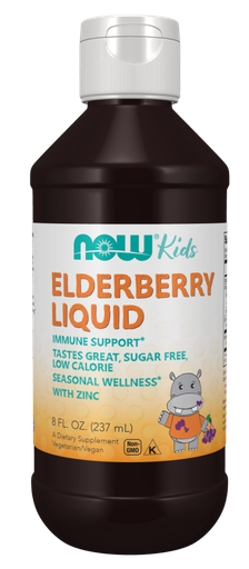 [1155827] Now Elderberry Liquid For Kids  8 Fl Oz