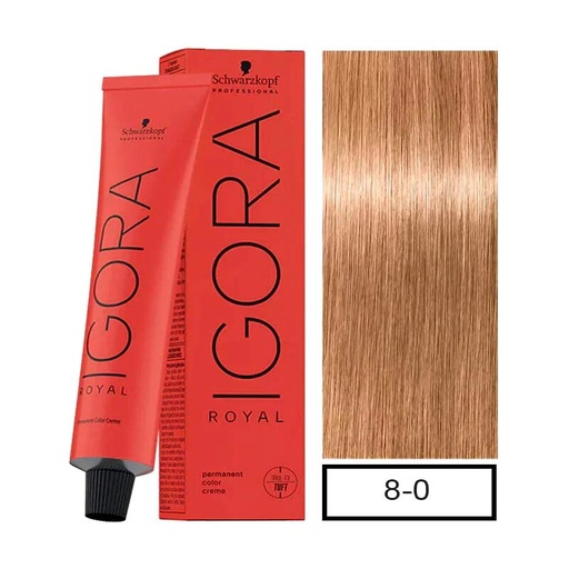 [1001583] Igora Royal Tinte Profesional 8-0 60ml