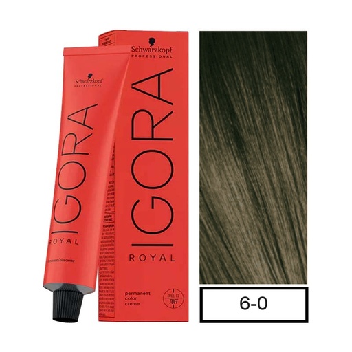 [1001587] Igora Royal Tinte Profesional 6-0 60ml