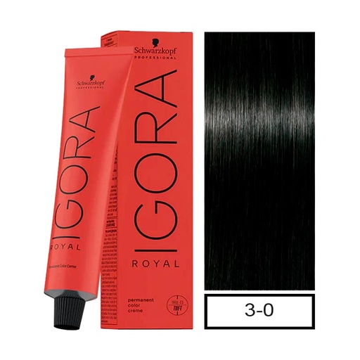 [1001590] Igora Royal Tinte Profesional 3-0 60ml