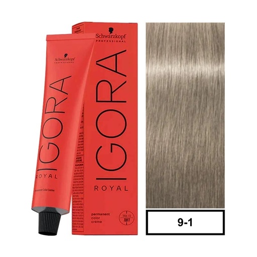 [1001600] Igora Royal Tinte Profesional 9-1 60ml
