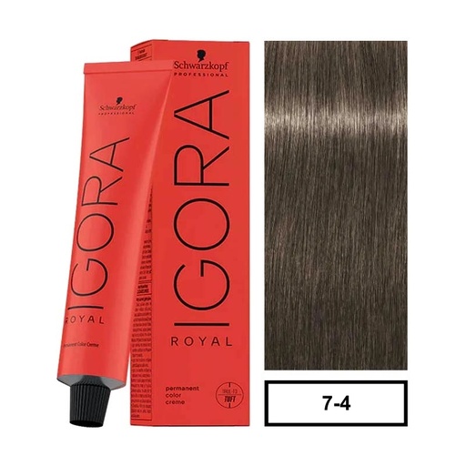 [1001620] Igora Royal Tinte Profesional 7-4 60ml