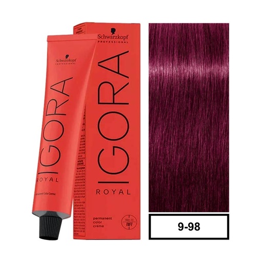 [1001686] Igora Royal Tinte Profesional 9-98 60ml
