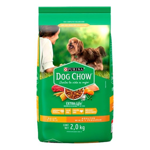 [1153014] Dog Chow Adulto Extra Life Minis/Pequeños 2 Kg