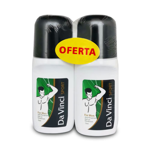 [1151436] Da Vinci Desodorante Roll On Sport Men Duo 25%