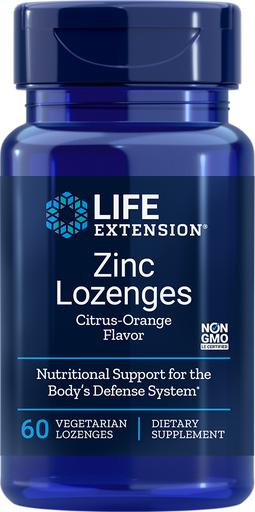 [1002427] LIFE EXTENSION ZINC LOZENGES 18.75MG 60 LGE
