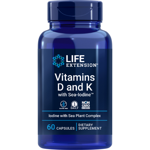 [1010878] Life Extension Vitamins D And Sea-Iodine™ 60 Cap